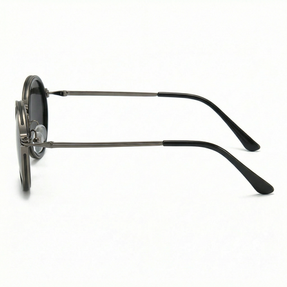 Lucien | Polarized Retro Round Sunglasses