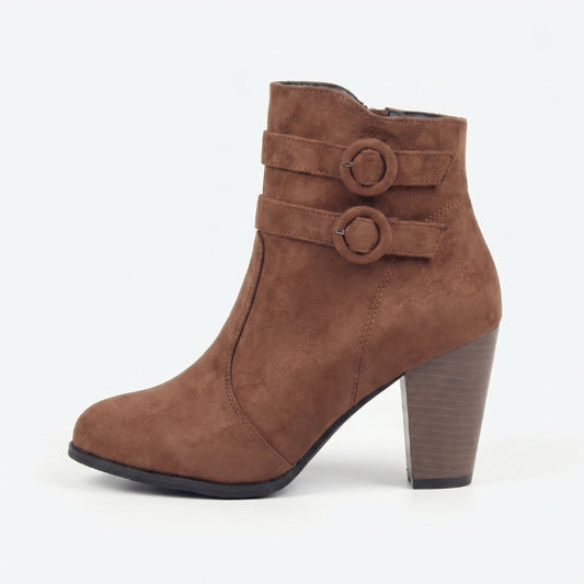 Madeleine Women’s Suede Block-Heel Ankle Boots