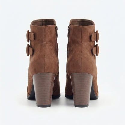 Madeleine Women’s Suede Block-Heel Ankle Boots