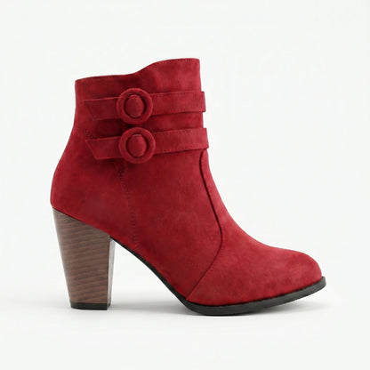 Madeleine Women’s Suede Block-Heel Ankle Boots