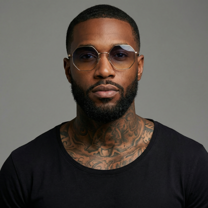 Mathieu | Geometric Metal Sunglasses