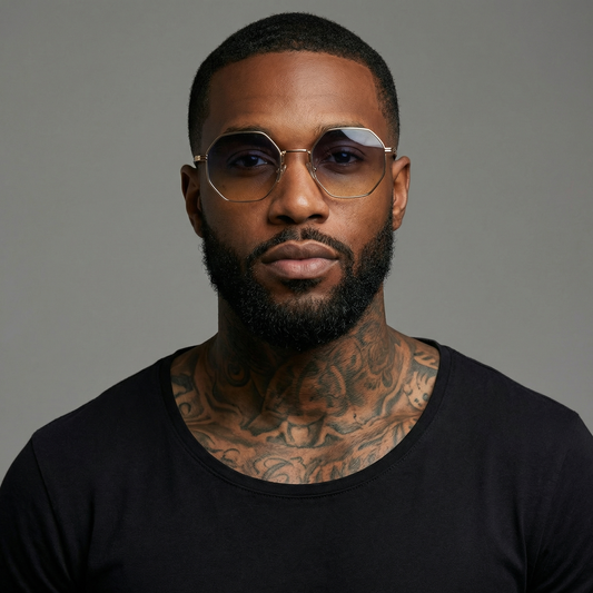 Mathieu | Geometric Metal Sunglasses