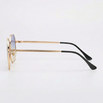 Mathieu | Geometric Metal Sunglasses