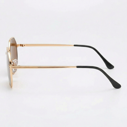 Mathieu | Geometric Metal Sunglasses