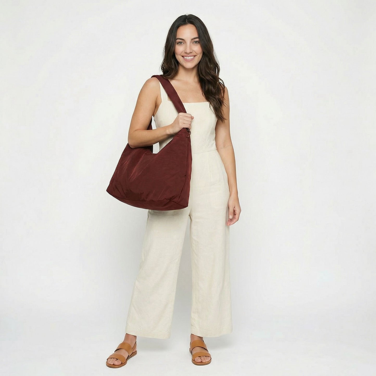 Noémie | Women’s Cloth Large Shoulder Tote Zip
