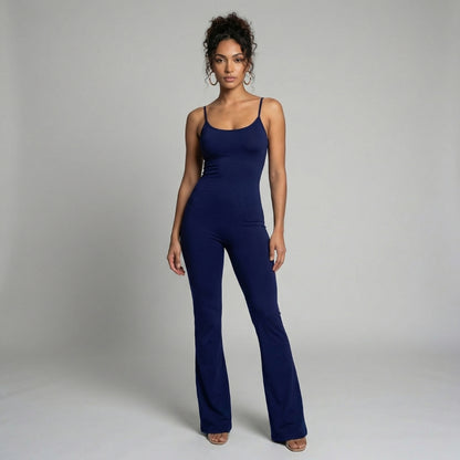 Noémie | Women’s Scoop-Back Flared Jumpsuit