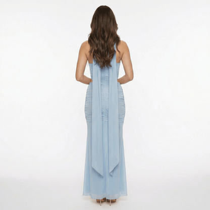 Océane | Women’s Mesh Corset Maxi Skirt Set, Boned