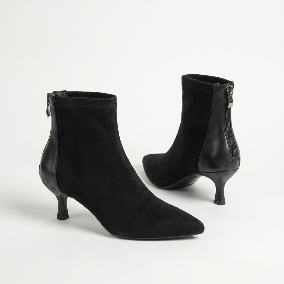 Odette Women’s Suede Pointed-Toe Ankle Boots
