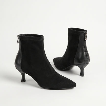 Odette Women’s Suede Pointed-Toe Ankle Boots