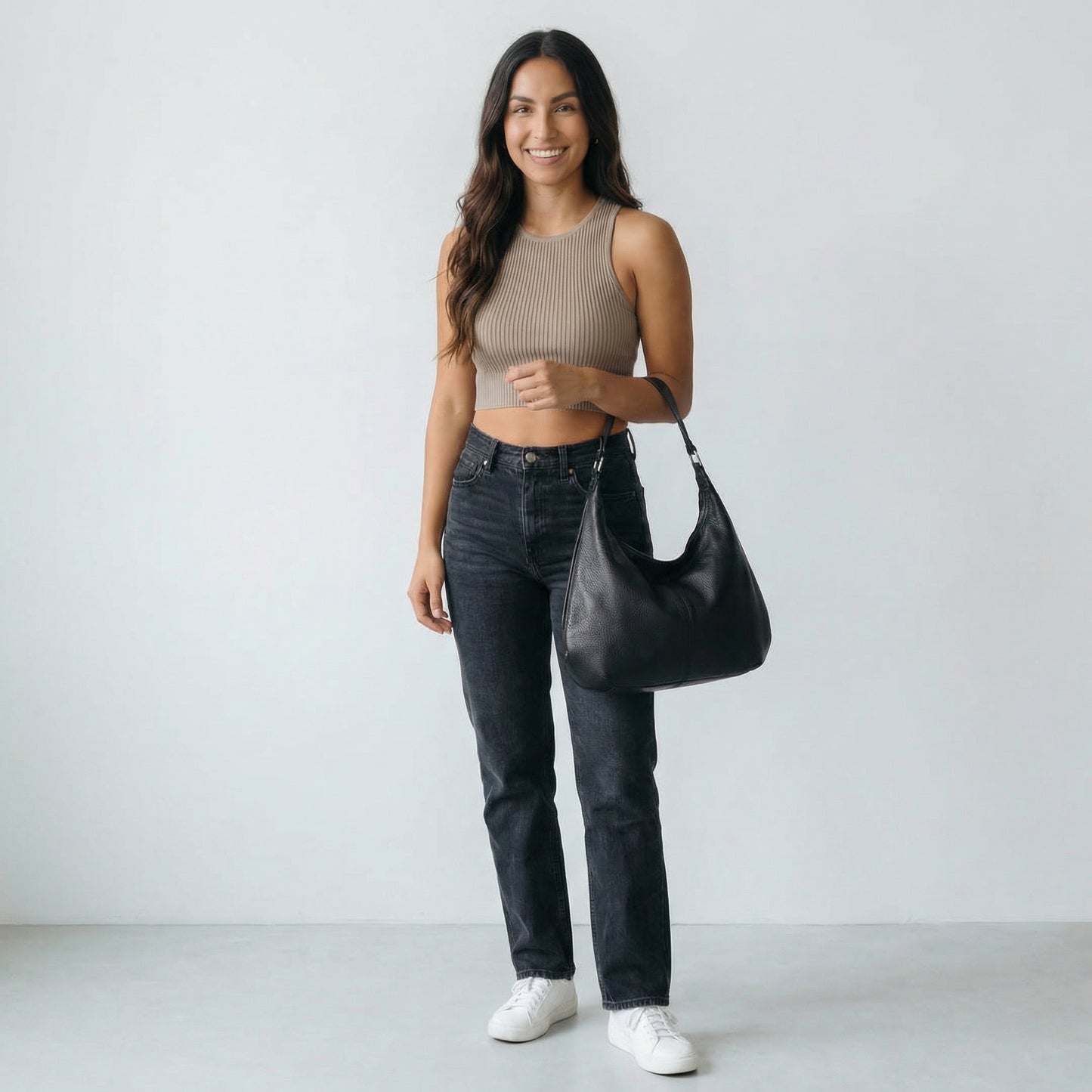 Odette | Women’s Vegan Leather Hobo Bag Zip