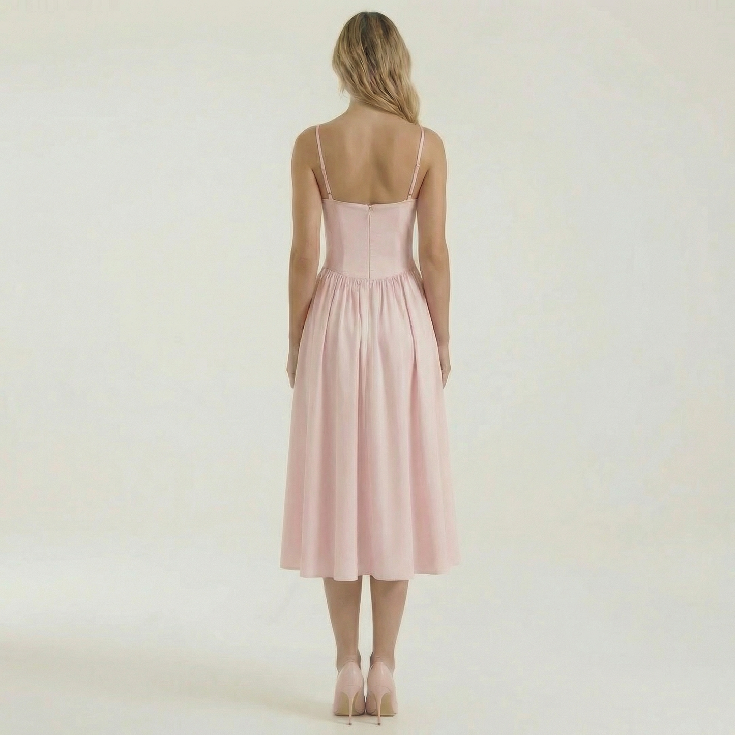 Claire | Corset Midi Dress
