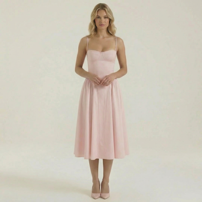 Claire | Corset Midi Dress