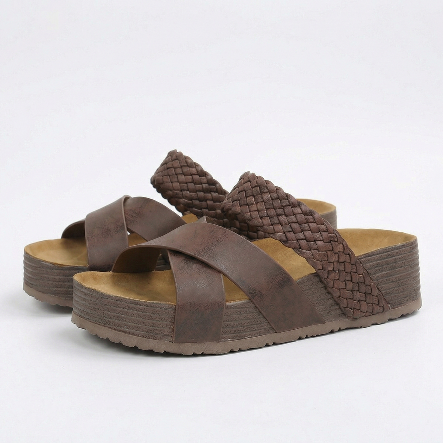 Sabine | Braided Platform Sandals