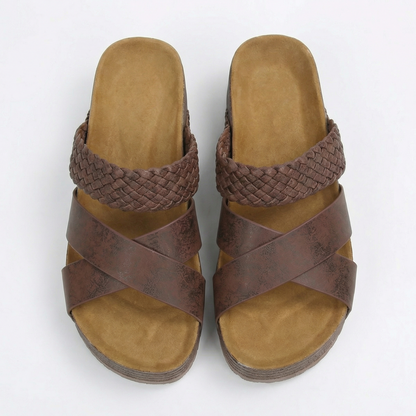 Sabine | Braided Platform Sandals