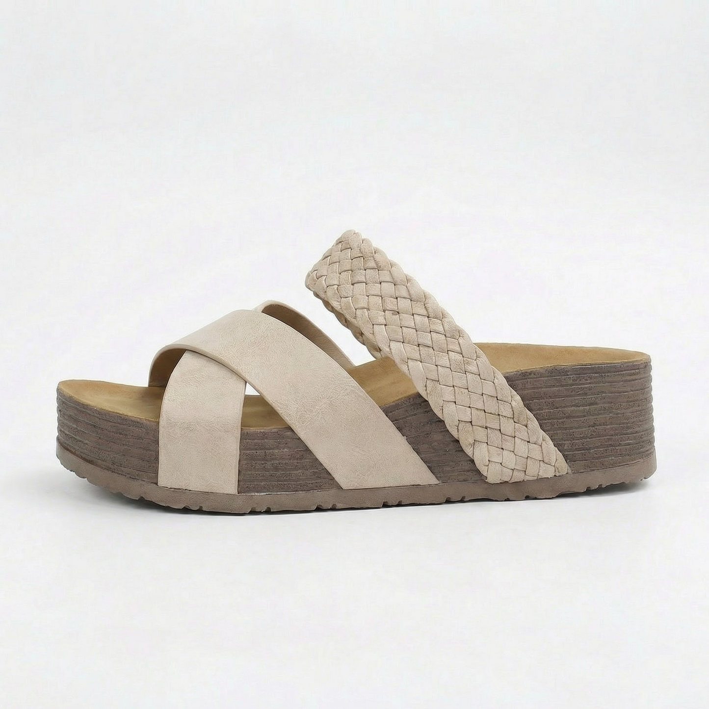 Sabine | Braided Platform Sandals