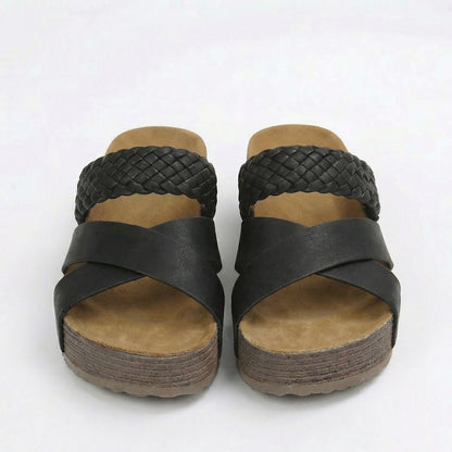 Sabine | Braided Platform Sandals