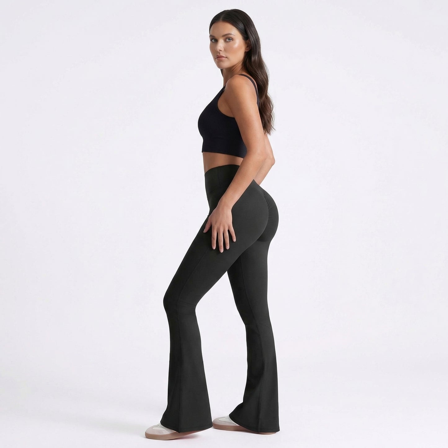 Sabine | Women’s Stretch Flared Leggings High-Rise