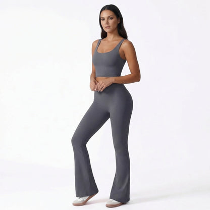 Sabine | Women’s Stretch Flared Leggings High-Rise