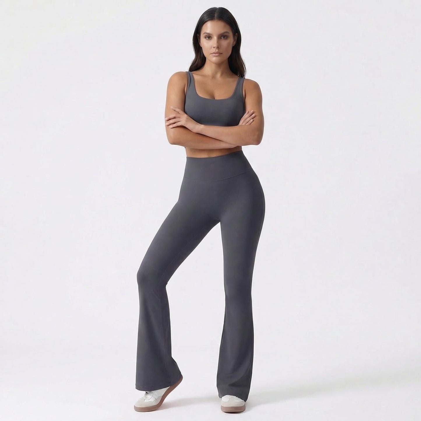 Sabine | Women’s Stretch Flared Leggings High-Rise