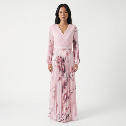 Seraphine Women’s Printed Long-Sleeve Maxi Dress