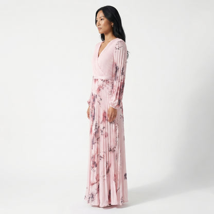 Seraphine Women’s Printed Long-Sleeve Maxi Dress