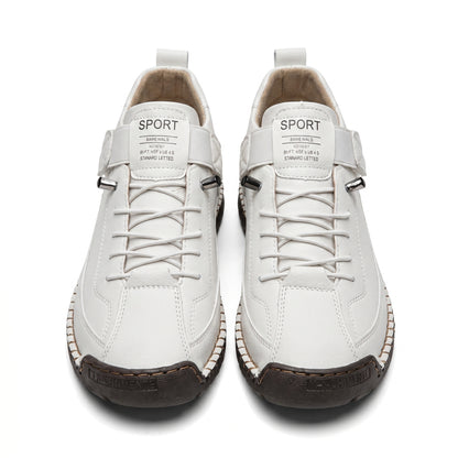 Stride Women's Casual Sneakers Hand-Stitched Flat, Lace-Up