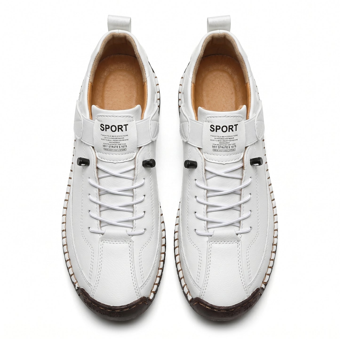Stride Women's Casual Sneakers Hand-Stitched Flat, Lace-Up