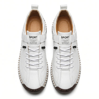 Stride Women's Casual Sneakers Hand-Stitched Flat, Lace-Up
