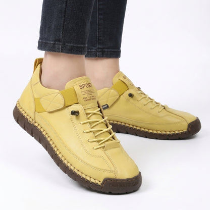 Stride Women's Casual Sneakers Hand-Stitched Flat, Lace-Up