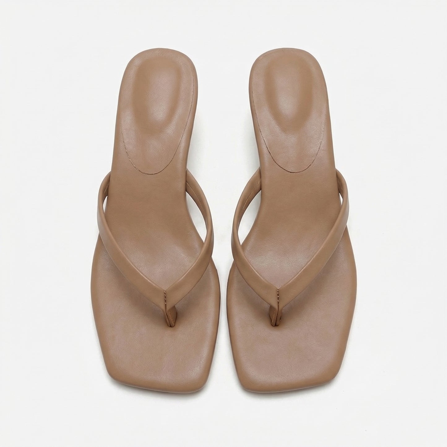 Véronique | Women’s Thong Kitten-Heel Sandals Slip-On