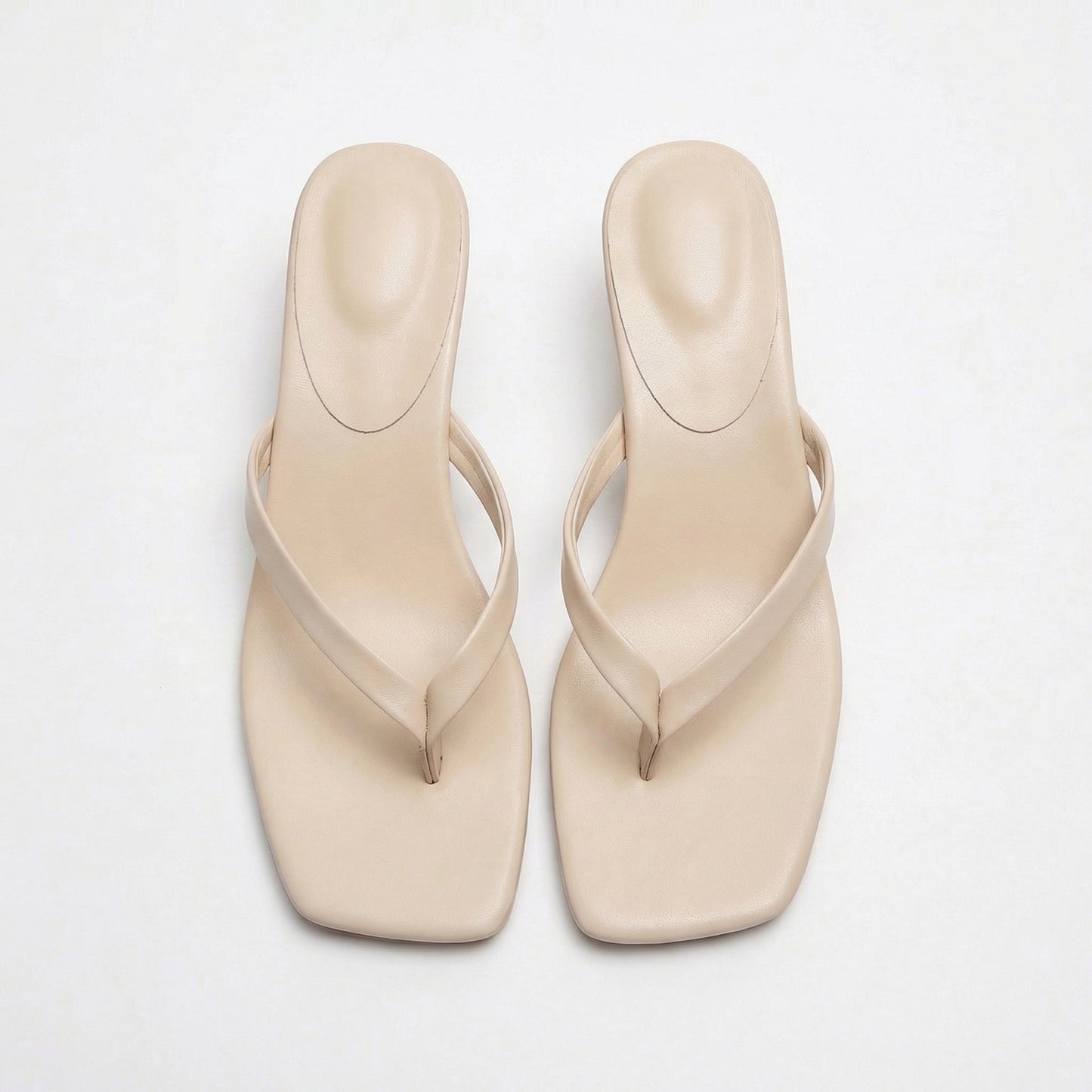 Véronique | Women’s Thong Kitten-Heel Sandals Slip-On