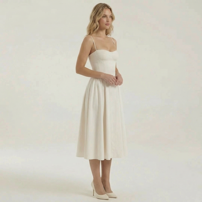 Claire | Corset Midi Dress