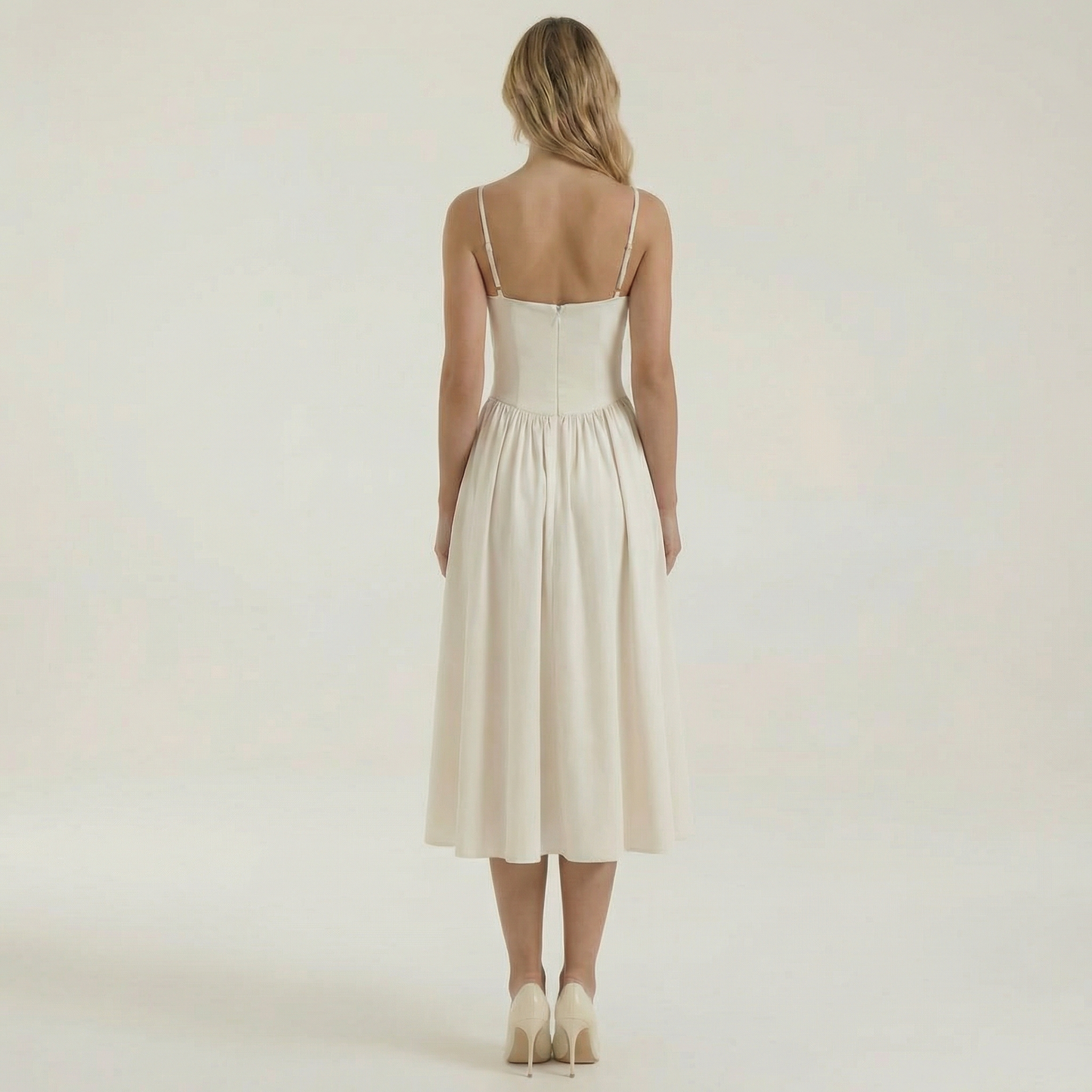 Claire | Corset Midi Dress