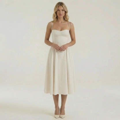 Claire | Corset Midi Dress