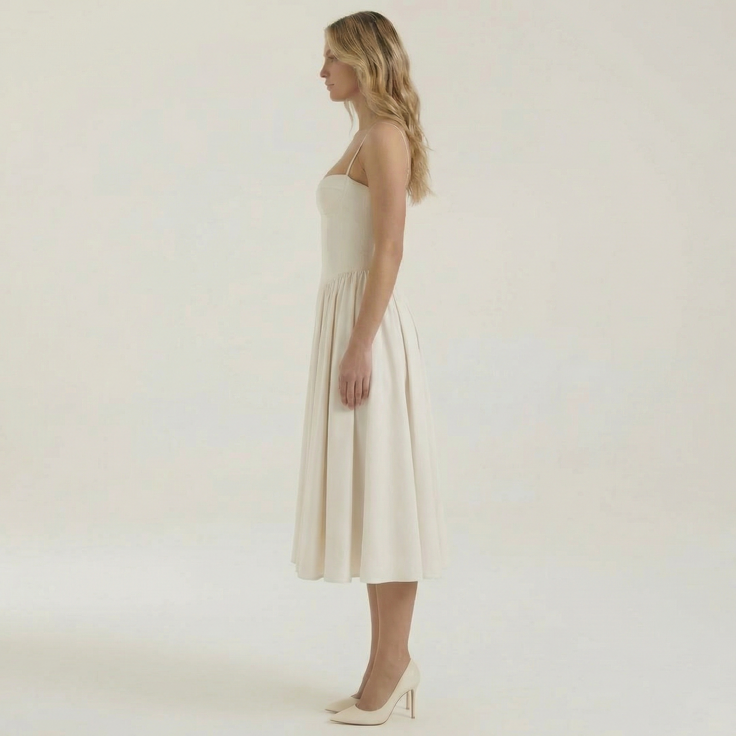 Claire | Corset Midi Dress