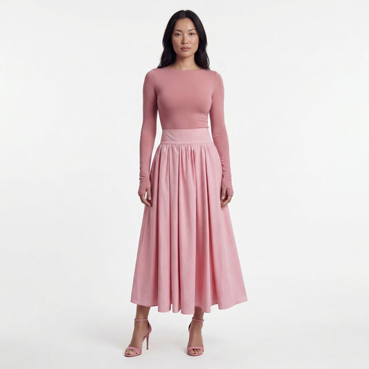 Wren Women’s High-Waist Maxi Skirt Zip
