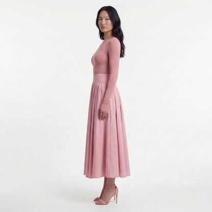 Wren Women’s High-Waist Maxi Skirt Zip