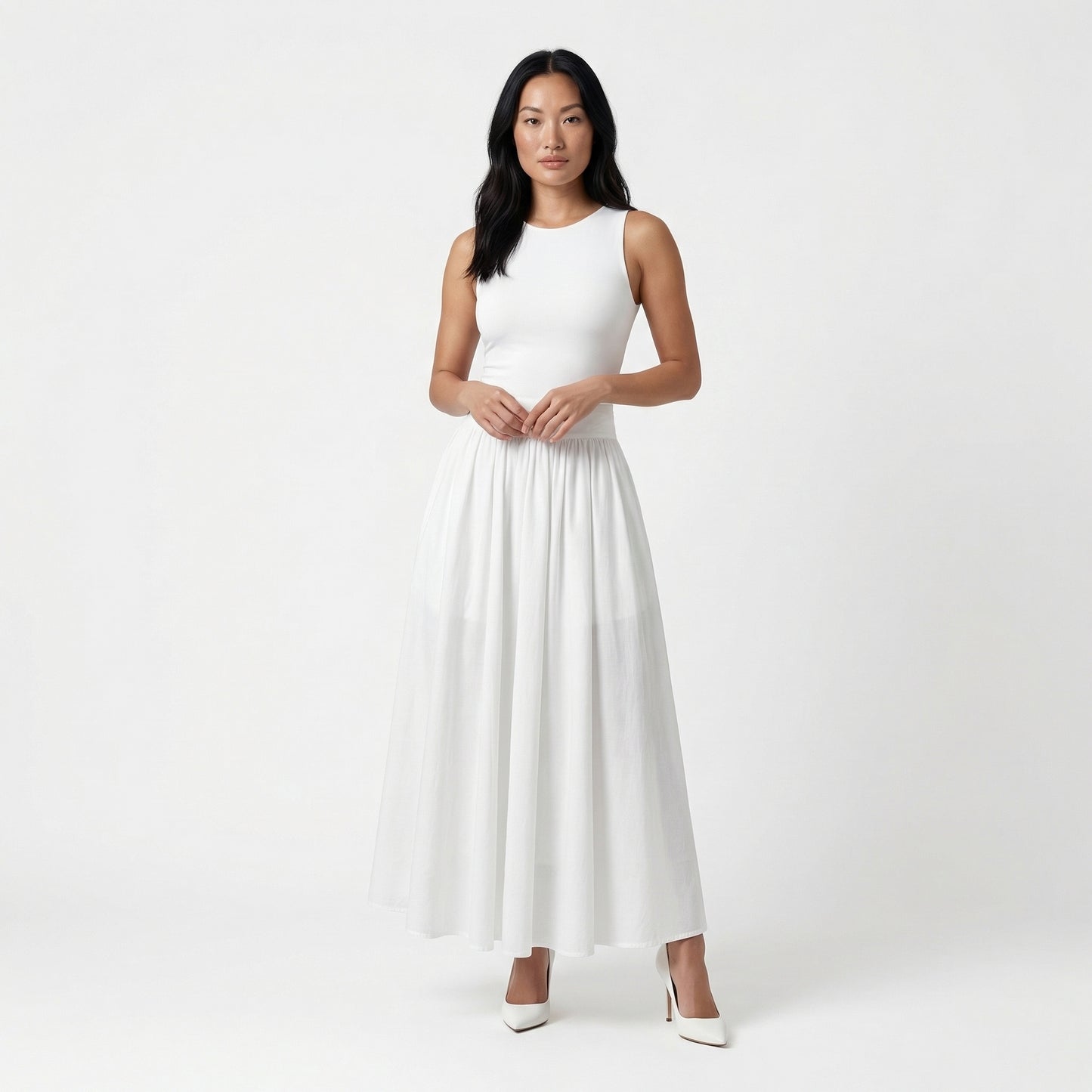 Wren Women’s High-Waist Maxi Skirt Zip