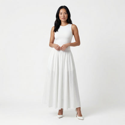 Wren Women’s High-Waist Maxi Skirt Zip