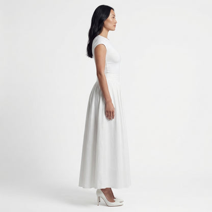 Wren Women’s High-Waist Maxi Skirt Zip
