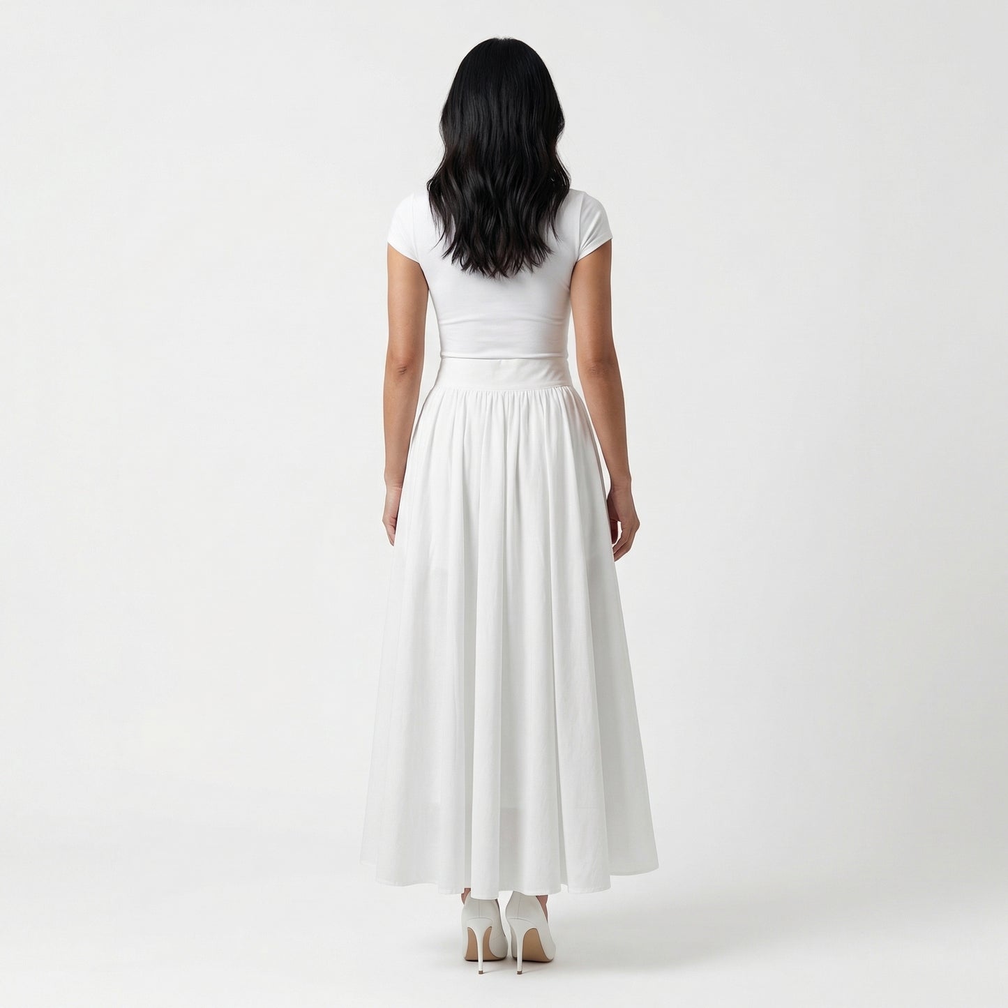 Wren Women’s High-Waist Maxi Skirt Zip