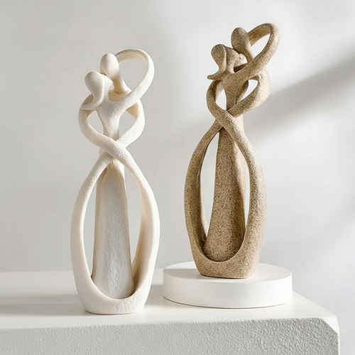 Abstract Couple Sandstone Sculpture