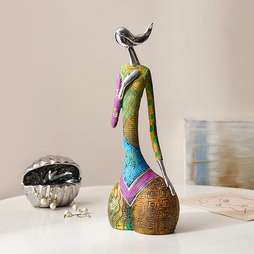 Abstract Women Figurine Set