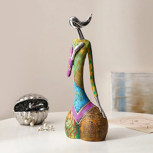 Abstract Women Figurine Set