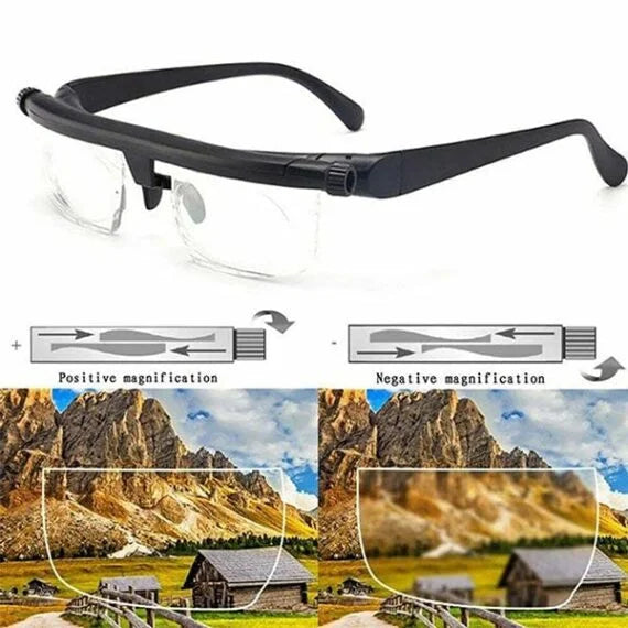 Adjustable Focus Reading Glasses