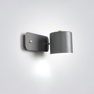 Adjustable Hardwired Cylinder Wall Sconce