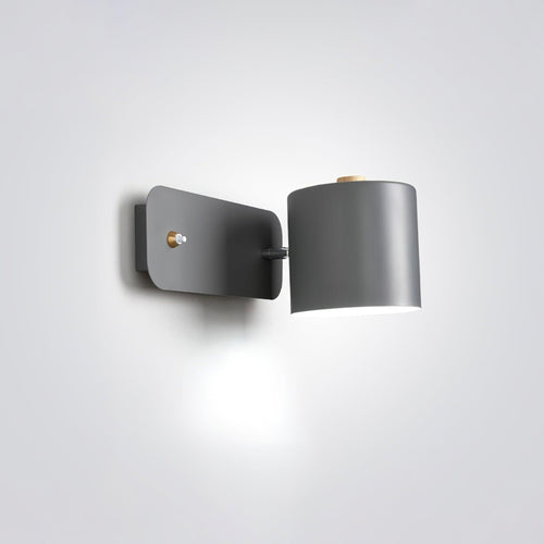 Adjustable Hardwired Cylinder Wall Sconce