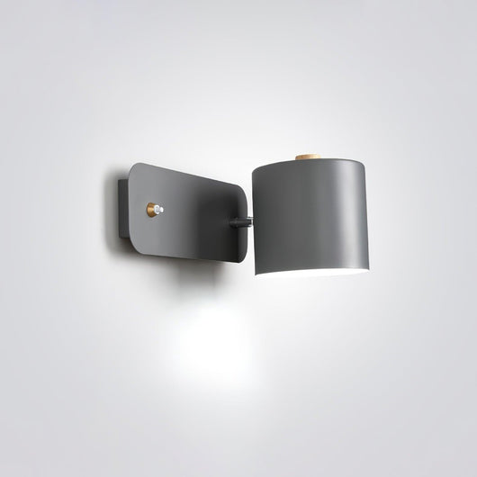 Adjustable Hardwired Cylinder Wall Sconce