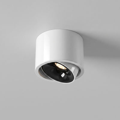 Adjustable LED Flush Mount Ceiling Spotlight - White
