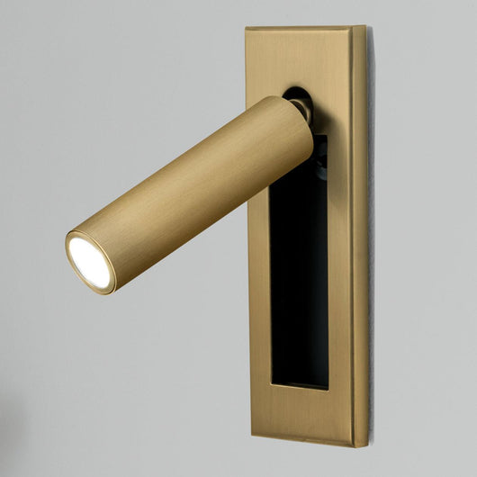 Adjustable LED Wall Reading Light - Copper / ∅ 2″ x H 6.1″ cylinder (Hidden switch)